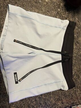 Bandit Women's Light Blue Athletic Shorts with Black Waistband